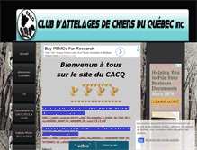 Tablet Screenshot of cacqsecretaire.com